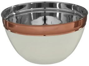 Купа от неръждаема стомана в меден и бежов цвят ø 26 cm Prescott – Premier Housewares