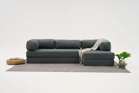 Ъглов диван Comfort, цвят Зелен