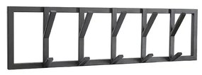 Черна метална стенна закачалка Frame - LABEL51