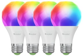 Nanoleaf N7501B02-4A60E-К-кт 4x LED RGBW Димируема крушка A19 E27/9W/230V 2700-6500K