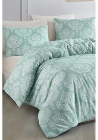 Зелено двойно спално бельо 200x200 cm Post – Mijolnir