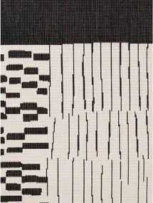 Черен/кремав килим за открито и закрито 120x170 cm Haringey Acacia – Ted Baker