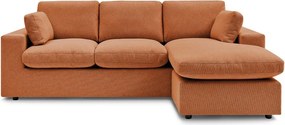 Оранжев ъглов диван Belair – Bobochic Paris