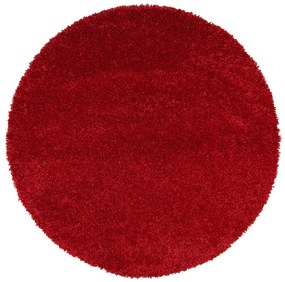 Червен килим Aqua Liso, ø 80 cm - Universal
