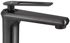 Смесител за мивка  REA Blade Old Black low