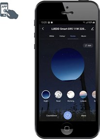 Комплект от 3 интелигентни LED крушки E27 A60 матови RGBW 8.5W 806lm 2700K