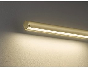 LED подова лампа златна с метален абажур (височина 130 cm) Nami – Fischer &amp; Honsel