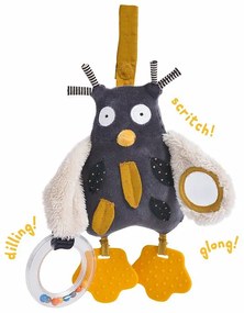 Moulin Roty - Мека играчка Активност Activity Owl Les Moustaches