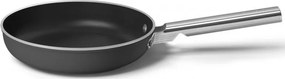 Тиган SMEG FPF2002BLM, 1.5 л, Ø20 см, Керамично незалепващо покритие, До 250°C, Без PFAS, Индукция, Черен