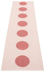 Светлочервена пътека за открито и закрито 70x280 cm Vera Pop Blush – Pappelina