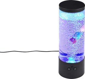 Тръба с балончета черна 30 см вкл. LED RGB - Sealife