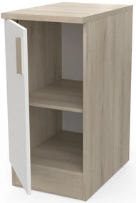 Подов шкаф Poppy 40-Fusiko-Leuko