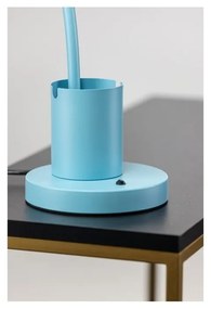 Светлосиня настолна лампа с метален абажур (височина 50 cm) Mouse – GTV
