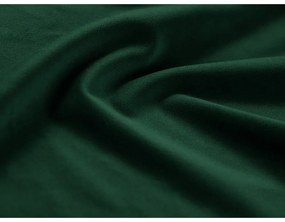 Зелен кадифен разтегателен диван с място за съхранение 235 cm Kyoto – Cosmopolitan Design