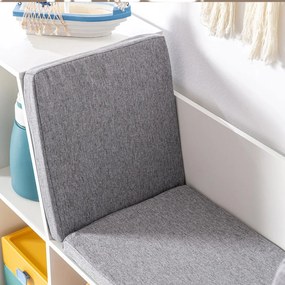 GINGER HOME Етажерка/библиотека/пейка 3в1 WHITE