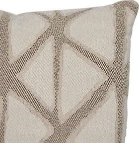 Декоративна възглавница atmosphera Dune, Жакард, Бежов, 40×40 cm