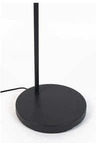 Черна подова лампа с метален абажур (височина 135 cm) Hajo – White Label