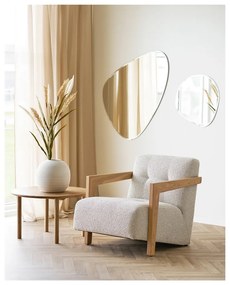 Кръгла масичка за кафе от масивен дъб в естествен цвят ø 70 cm Jena – House Nordic