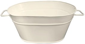 Feronya - Метално овално сандъче бежаво малко 8624-1