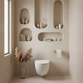 Поставка за тоалетна хартия Tomi 5809 Brush Gold