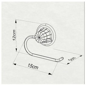ПОСТАВКА ТОАЛЕТНА ХАРТИЯ TEKNO TEL DM-239  вакуум