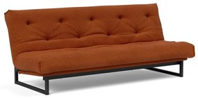 Оранжев сгъваем диван от рипсено кадифе 200 cm Fraction – Innovation