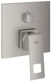 Външни части на смесител за баня за вграждане Grohe Eurocube-Silver Mat