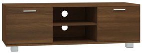 342621 vidaXL ТВ шкаф, кафяв дъб, 120x40,5x35 см, инженерно дърво