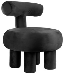 Черно кадифено кресло Abrazo – Leitmotiv