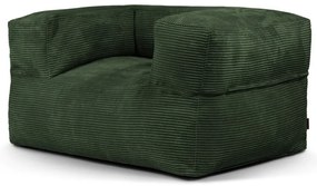 Зелен пуф от рипсено кадифе MooG – SLOWDOWN