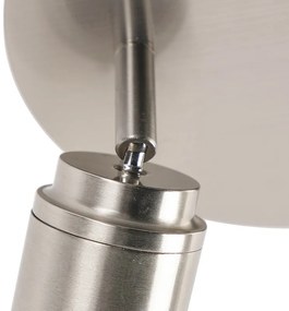 Модерен прожектор за баня стомана 2-светлина IP44 - Ducha