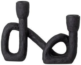 Черен свещник, височина 16,5 cm Mashel - Bloomingville
