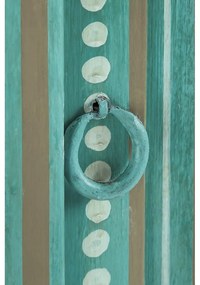 Зелено шкафче от масивно манго 87x152x38 cm Prem – Støraa