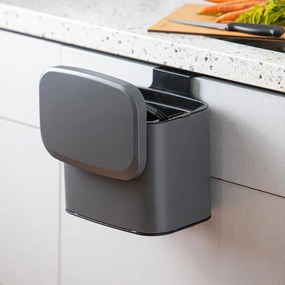 Тъмносив контейнер за компостируеми отпадъци 4 l Essentials – Ladelle