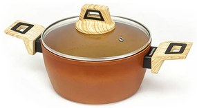 Касерола с Капак Amercook теракота (Ø 24 cm)