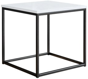 Холна маса Cubo S-черен-бял лъскава