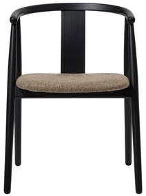 Трапезен стол в черен и бежов цвят Relate – Unique Furniture