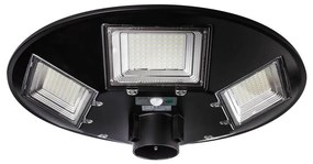 LED Соларна улична лампа със сензор LED/22W/6V 6500K IP65 черен + д.у.