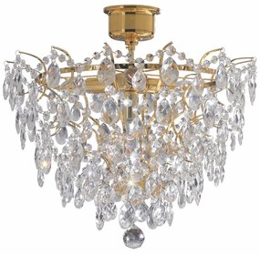 Таванна лампа в златисто Luxy, ø 48 cm Rosendal - Markslöjd