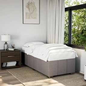 3284794 vidaXL Рамка за легло без матрак, таупе, 80x200 см, плат