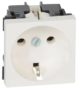 Legrand 278210L/077210 Контакт 2P+T Шуко 2М бяло Mosaic , - 077210