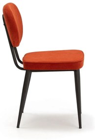 Оранжеви трапезни столове в комплект от 2 Zenit - Marckeric
