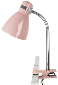 Розова настолна лампа с клипс Study - Leitmotiv