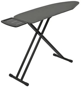 Маса за гладене Kinghoff KH 1940, 122x38 см, 7 позиции за регулиране, Поставка за парогенератор, Тъмносив