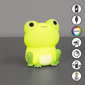 Зелена детска нощна лампа Willi – Fischer &amp; Honsel