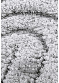 Светлосив кръгъл килим ø 160 cm Panglao New York Light Grey – Elle Decoration