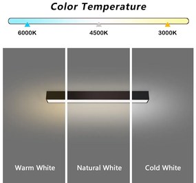 Immax NEO 07254L - LED димируемо осветително тяло LUNGO 20W/230V Wi-Fi Tuya черн