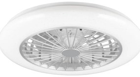 Бяло LED осветително тяло за таван Stralsund – Trio