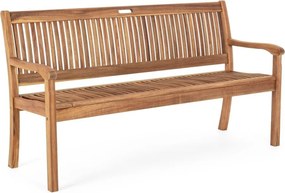 Градинска пейка от масивно дърво в естествен цвят Noemi – Bizzotto