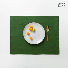 Ленена подложка за хранене 35x45 cm True Green – Linen Tales
